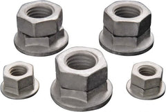 Hex Lock Nut: Free Spinning, Grade Class 10 Steel, Geomet Finish Right Hand Thread