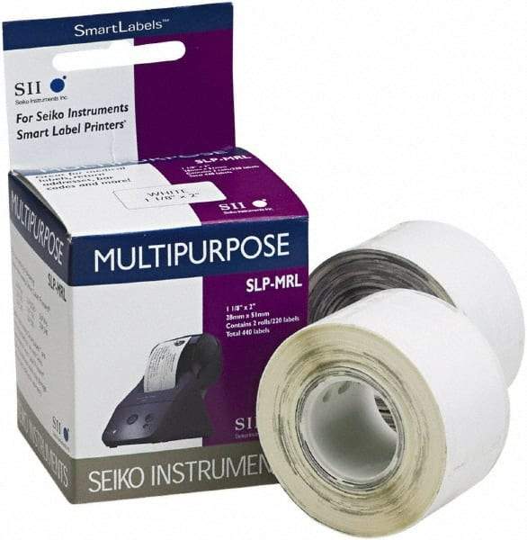 Seiko - Address Shipping Label - 1-1/8" High x 2" Wide - Industrial Tool & Supply