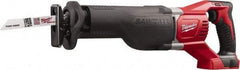 Milwaukee Tool - 18V, 0 to 3,000 SPM, Cordless Reciprocating Saw - 1-1/8" Stroke Length, 19" Saw Length, Lithium-Ion Batteries Not Included - Industrial Tool & Supply