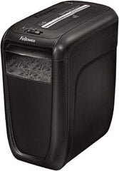 FELLOWES - 5/32 x 1-1/2" Strip, Cross Cut Manual Shredder - 14-5/8" Long x 9.2" Wide x 16" High, Level 3 Security, 6 Gal Wastebasket - Industrial Tool & Supply