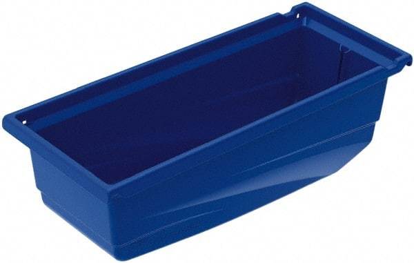 Akro-Mils - 30 Lb. Load Capacity, 17-1/2" Deep, Blue Hopper Shelf Bin - 6-1/2" High x 6-5/8" Wide x 17-1/2" Long - Industrial Tool & Supply