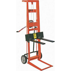 Wesco Industrial Products - 750 Lb Capacity, 40" Lift Height, Manual Winch Manually Operated Lift - Industrial Tool & Supply