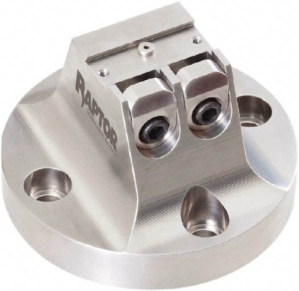 Raptor Workholding - 3/4" Jaw Width, 3" High x 4.97" Wide Dovetail Vise - For Use with 4 & 5 Axis Workholding Systems - Industrial Tool & Supply