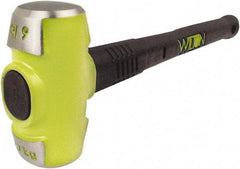 Wilton - 6 Lb Head, 16" Long Sledge Hammer - Steel Head, Steel Handle with Grip - Industrial Tool & Supply