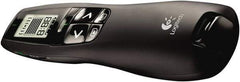 Logitech - Black Wireless Presenter - Use with Windows Vista, 7, Windows 8 - Industrial Tool & Supply