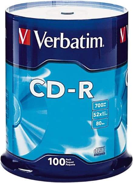 Verbatim - CD-R Discs - Industrial Tool & Supply