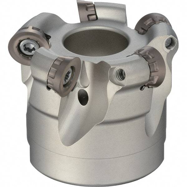 Sumitomo - 2" Cut Diam, 6mm Max Depth, 3/4" Arbor Hole, 4 Inserts, RDET12 Insert Style, Indexable Copy Face Mill - RSX Cutter Style, 1-3/4 High, Series RSX - Industrial Tool & Supply