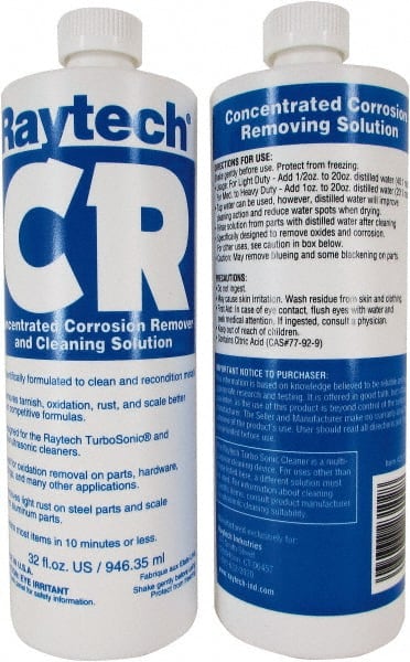 Raytech - 2 Qt Bottle Ultrasonic Cleaner - Industrial Tool & Supply