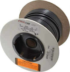 Made in USA - 2:1, PVC Heat Shrink Electrical Tubing - Black - Industrial Tool & Supply