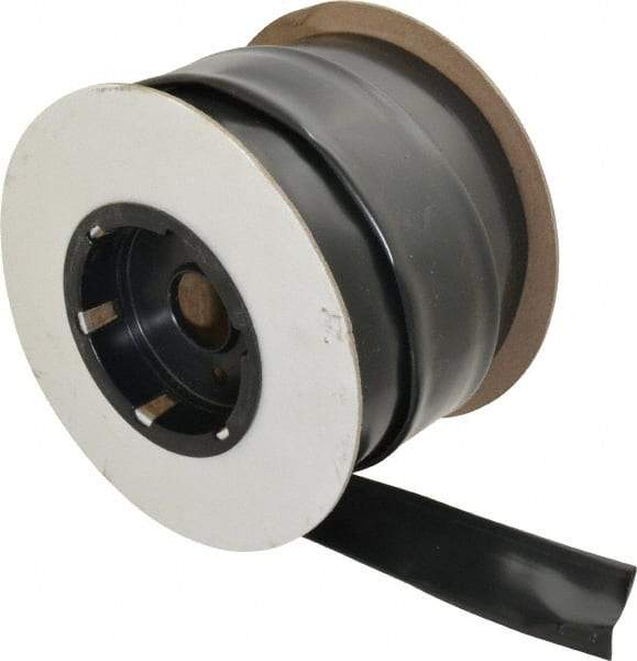 Made in USA - 2:1, PVC Heat Shrink Electrical Tubing - Black - Industrial Tool & Supply