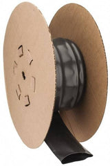 Made in USA - 2:1, PVC Heat Shrink Electrical Tubing - Black - Industrial Tool & Supply