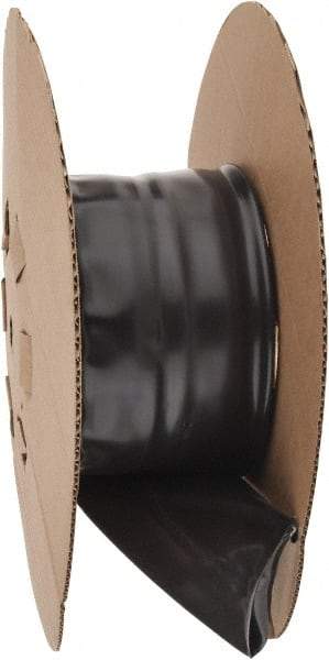 Made in USA - 2:1, PVC Heat Shrink Electrical Tubing - Black - Industrial Tool & Supply
