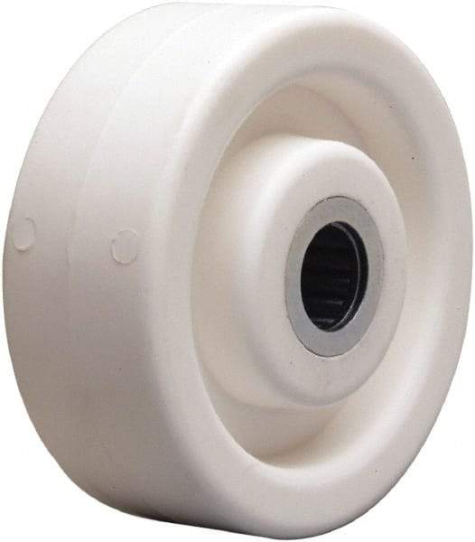 Hamilton - 4 Inch Diameter x 1-1/2 Inch Wide, Polyolefin Caster Wheel - 400 Lb. Capacity, 1-5/8 Inch Hub Length, 5/8 Inch Axle Diameter, Straight Roller Bearing - Industrial Tool & Supply