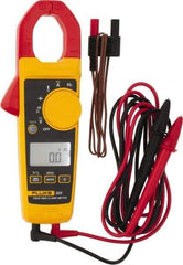 Fluke - 325, CAT IV, CAT III, Digital True RMS Clamp Meter with 1.18" Clamp On Jaws - 600 VAC/VDC, 400 AC/DC Amps, Measures Voltage, Capacitance, Continuity, Frequency, Resistance, Temperature - Industrial Tool & Supply