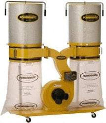 Jet - 115/230 Volt Dust Collector - 236 CFM Air Flow, 10-1/2" Static Pressure Water Level - Industrial Tool & Supply