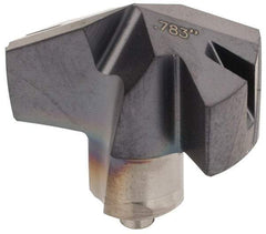 Iscar - Series ICM, 0.783" Diam Grade IC908 140° Replaceable Drill Tip - Carbide, TiAlN Finish, 19 Seat Size, Through Coolant - Industrial Tool & Supply