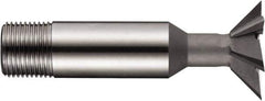 DORMER - 22mm Diam x 6.5mm Width of Cut, 45° Included Angle, High Speed Steel Dovetail Cutter - Uncoated - Industrial Tool & Supply