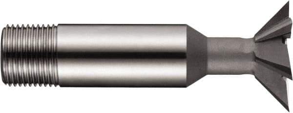DORMER - 38mm Diam x 10.5mm Width of Cut, 45° Included Angle, High Speed Steel Dovetail Cutter - Uncoated - Industrial Tool & Supply
