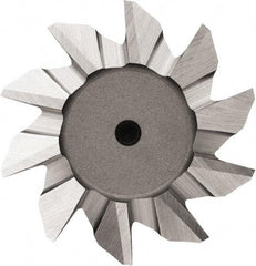 DORMER - 32mm Diam x 8mm Width of Cut, 45° Included Angle, Cobalt Dovetail Cutter - Weldon Flat, Uncoated - Industrial Tool & Supply