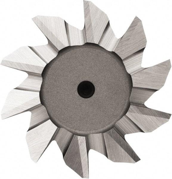 DORMER - 25mm Diam x 10mm Width of Cut, 60° Included Angle, Cobalt Dovetail Cutter - Weldon Flat, Uncoated - Industrial Tool & Supply