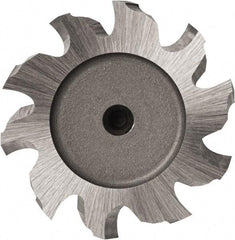 DORMER - 7.5mm Diam x 2mm Face Width, Cobalt, 6 Teeth, Shank Connection Woodruff Keyseat Cutter - Uncoated, 6mm Shank Diam, Staggered Teeth - Industrial Tool & Supply