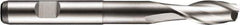 DORMER - 3mm Diam, 8mm LOC, 2 Flute Cobalt Keyway End Mill - Spiral Flute, Uncoated, 6mm Shank Diam, 56mm OAL, 30° Helix, Centercutting - Industrial Tool & Supply