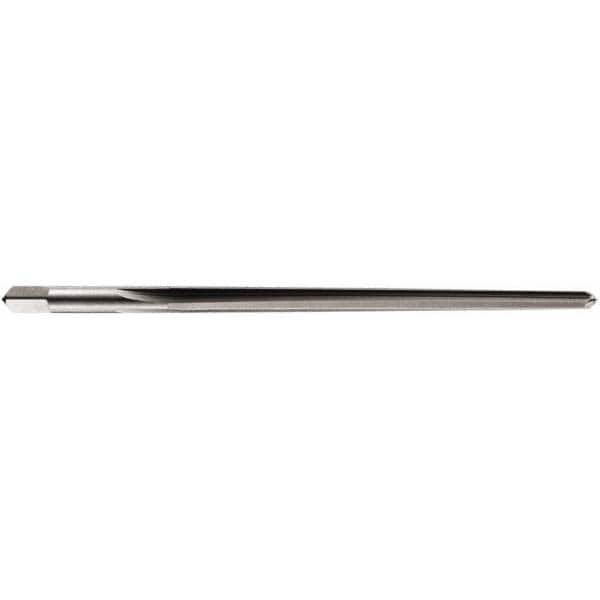 DORMER - 8mm Pin, 0.4255" Diam, 0.3113" Small End, 10mm Diam Straight Shank, 145mm Flute, Taper Pin Reamer - Industrial Tool & Supply