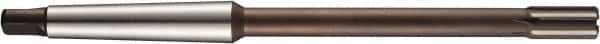 DORMER - 14mm Solid Carbide 6 Flute Chucking Reamer - Straight Flute, 1MT Morse Taper Shank, 19mm Flute Length, 189mm OAL - Industrial Tool & Supply