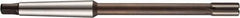 DORMER - 14mm Solid Carbide 6 Flute Chucking Reamer - Straight Flute, 1MT Morse Taper Shank, 19mm Flute Length, 189mm OAL - Industrial Tool & Supply
