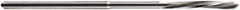 DORMER - 5mm Solid Carbide 6 Flute Chucking Reamer - Spiral Flute, 5mm Straight Shank, 23mm Flute Length, 86mm OAL - Industrial Tool & Supply
