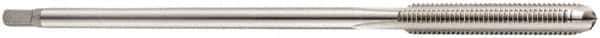 DORMER - M8x1.25 Metric Coarse 6H 3 Flute Bright Finish Cobalt Straight Flute Machine Tap - Taper, Right Hand Thread, 125mm OAL, 40mm Thread Length, Oversize - Exact Industrial Supply