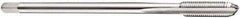 DORMER - 1-3/8 - 12 UNF 2B 4 Flute Bright Finish Cobalt Straight Flute Machine Tap - Bottoming, Right Hand Thread, 170mm OAL, 30mm Thread Length, Oversize - Exact Industrial Supply