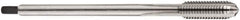DORMER - M45x4.50 Metric Coarse 6H 6 Flute Bright Finish Cobalt Straight Flute Machine Tap - Bottoming, Right Hand Thread, 220mm OAL, 65mm Thread Length, Oversize - Exact Industrial Supply