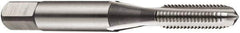 DORMER - #5-44 UNF 2B 3 Flute Bright Finish High Speed Steel Straight Flute Standard Hand Tap - Bottoming, Right Hand Thread, 45mm OAL, 13mm Thread Length, Oversize - Exact Industrial Supply