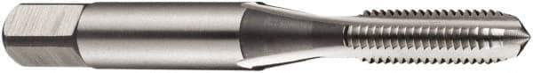 DORMER - 7/16-14 UNC, 3 Flute, Bottoming, Plug & Taper, Bright Finish, High Speed Steel Tap Set - Right Hand Cut, 75mm OAL, 2B Class of Fit, Series E108 - Industrial Tool & Supply