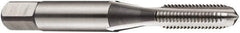 DORMER - M8x1.25 Metric Coarse 6H 3 Flute Bright Finish High Speed Steel Straight Flute Standard Hand Tap - Bottoming, Right Hand Thread, 63mm OAL, 19mm Thread Length, Oversize - Exact Industrial Supply