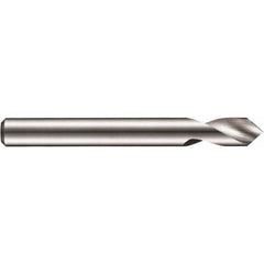 DORMER - 6mm Body Diam, 90°, 66mm OAL, Solid Carbide Spotting Drill - Industrial Tool & Supply