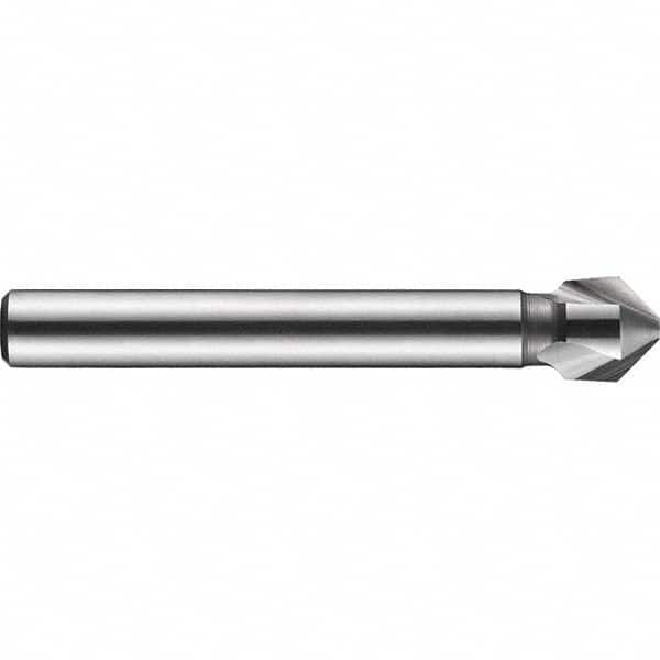 DORMER - 8mm Shank Diam, 3 Flute 90° Solid Carbide Countersink - Industrial Tool & Supply