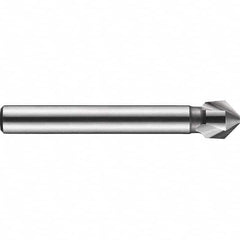 DORMER - 8mm Shank Diam, 3 Flute 90° Solid Carbide Countersink - Industrial Tool & Supply