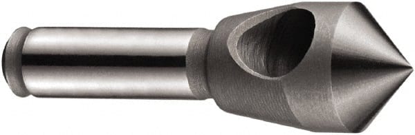 DORMER - 44mm Head Diam, 15mm Shank Diam, 1 Flute 90° Cobalt Countersink - Industrial Tool & Supply
