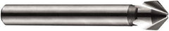 DORMER - 10mm Shank Diam, 3 Flute 90° High Speed Steel Countersink - Bright Finish, 67mm OAL, Single End, Straight Shank, Right Hand Cut - Industrial Tool & Supply
