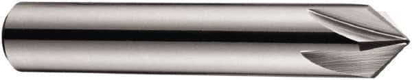 DORMER - 8mm Head Diam, 8mm Shank Diam, 5 Flute 90° High Speed Steel Countersink - Industrial Tool & Supply
