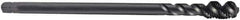 DORMER - M14x1.25 Metric Fine 3 Flute 6H Bottoming Spiral Flute Tap - Cobalt, Oxide Finish, 100mm OAL, Right Hand Flute, Right Hand Thread, Series EX11 - Industrial Tool & Supply