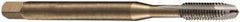 DORMER - M3.5x0.60 Metric Coarse, 3 Flute, Bright Finish, Cobalt Spiral Point Tap - Plug Chamfer, Right Hand Thread, 56mm OAL, 11mm Thread Length, 4mm Shank Diam, 6H Class of Fit, Series EP006H - Exact Industrial Supply