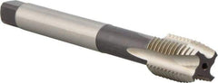 DORMER - M20x2.50 Metric Coarse 4 Flute Bright Finish Cobalt Spiral Point Extension Tap - Plug Chamfer, 149mm OAL, 6H Class of Fit, Series E606 - Industrial Tool & Supply