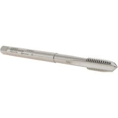 DORMER - M10x1.50 Metric Coarse 6H 3 Flute Bright Finish Cobalt Straight Flute Machine Tap - Plug, Right Hand Thread, 108mm OAL, 19mm Thread Length, Oversize - Exact Industrial Supply