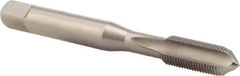 DORMER - 5/16-32 UN 2B 3 Flute Bright Finish High Speed Steel Straight Flute Machine Tap - Bottoming, Right Hand Thread, 72mm OAL, 16mm Thread Length, Oversize - Industrial Tool & Supply