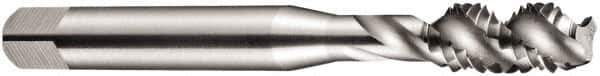 DORMER - BA6x0.53 BA 3 Flute Bottoming Spiral Flute Tap - High Speed Steel, Oxide Finish, 44.5mm OAL, Right Hand Flute, Right Hand Thread, Series E544 - Exact Industrial Supply