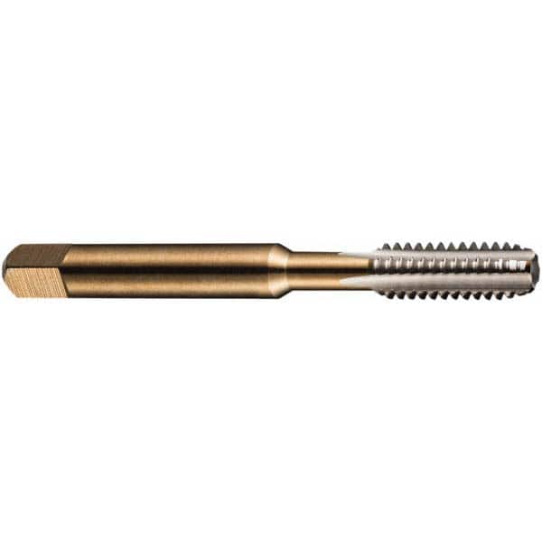DORMER - 7/16-14 Taper RH 2B Bright High Speed Steel 3-Flute Straight Flute Machine Tap - Exact Industrial Supply