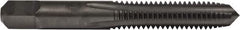 Union Butterfield - 5/16-18 UNC 3B 4 Flute Oxide Finish High Speed Steel Straight Flute Standard Hand Tap - Plug, Right Hand Thread, 2-23/32" OAL, 1-1/8" Thread Length, H3 Limit, Oversize - Exact Industrial Supply